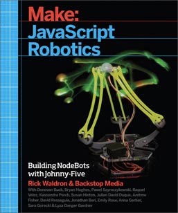 Cover of 'Make: JavaScript Robotics'